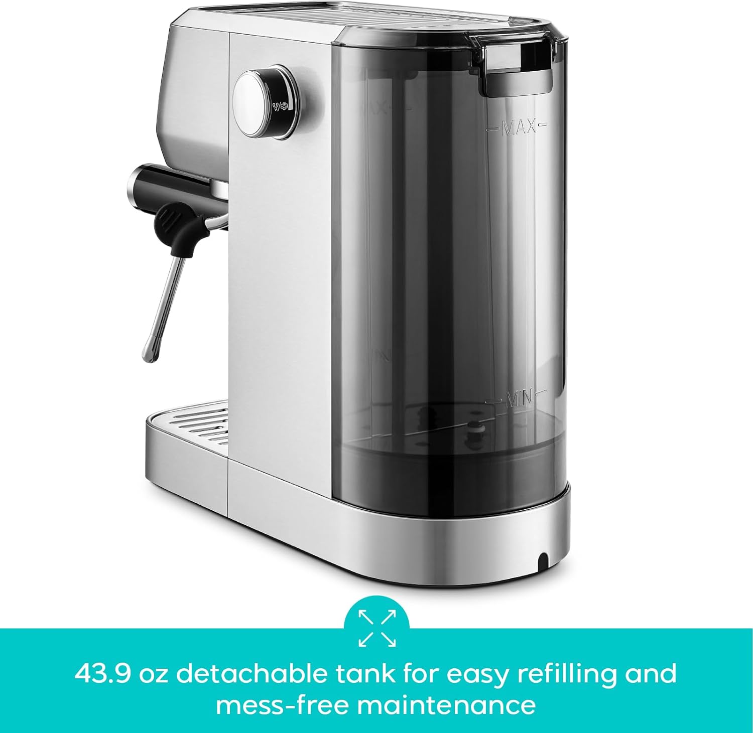 Steam Wand Luxury Coffee Maker