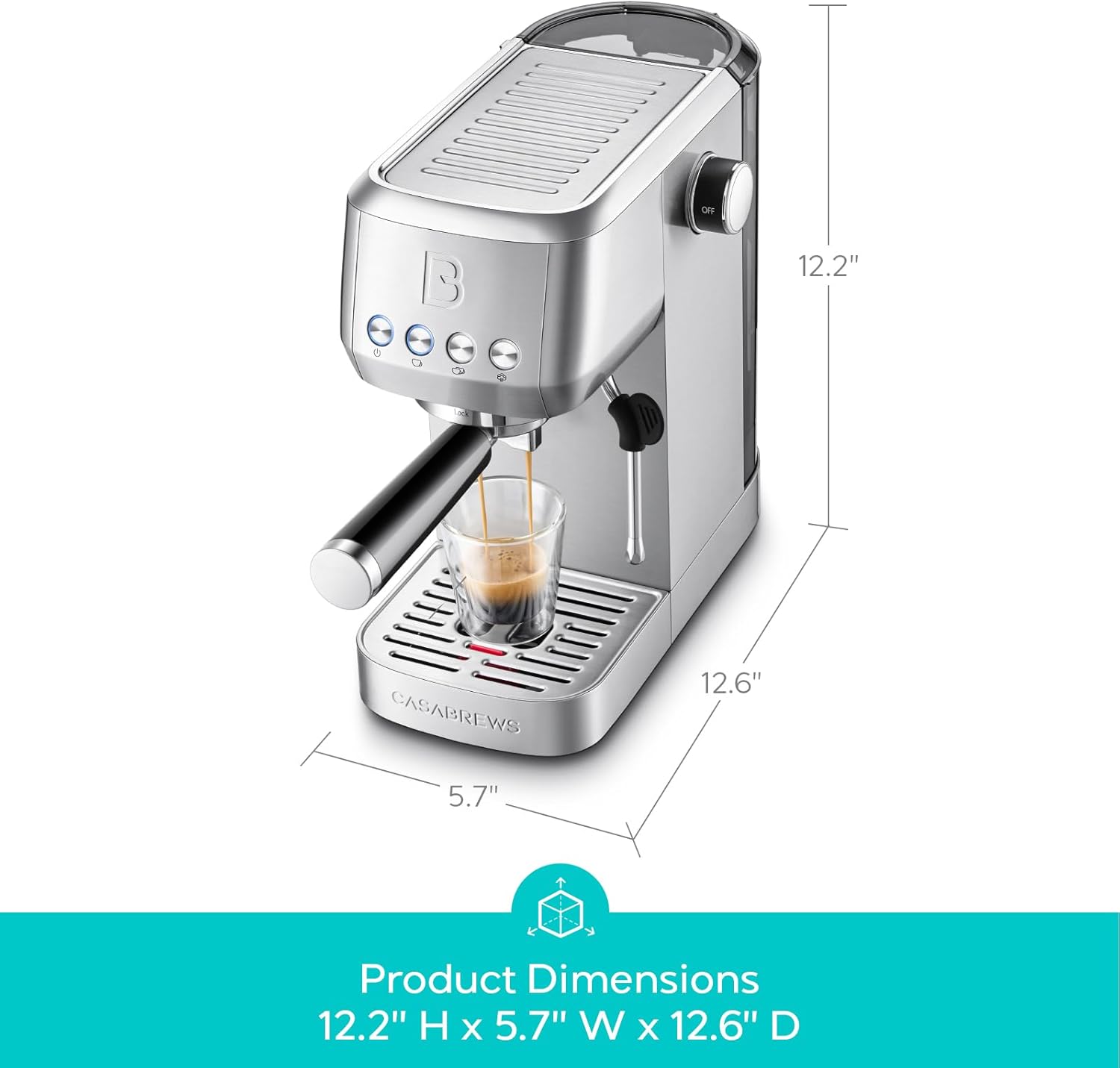 Steam Wand Luxury Coffee Maker